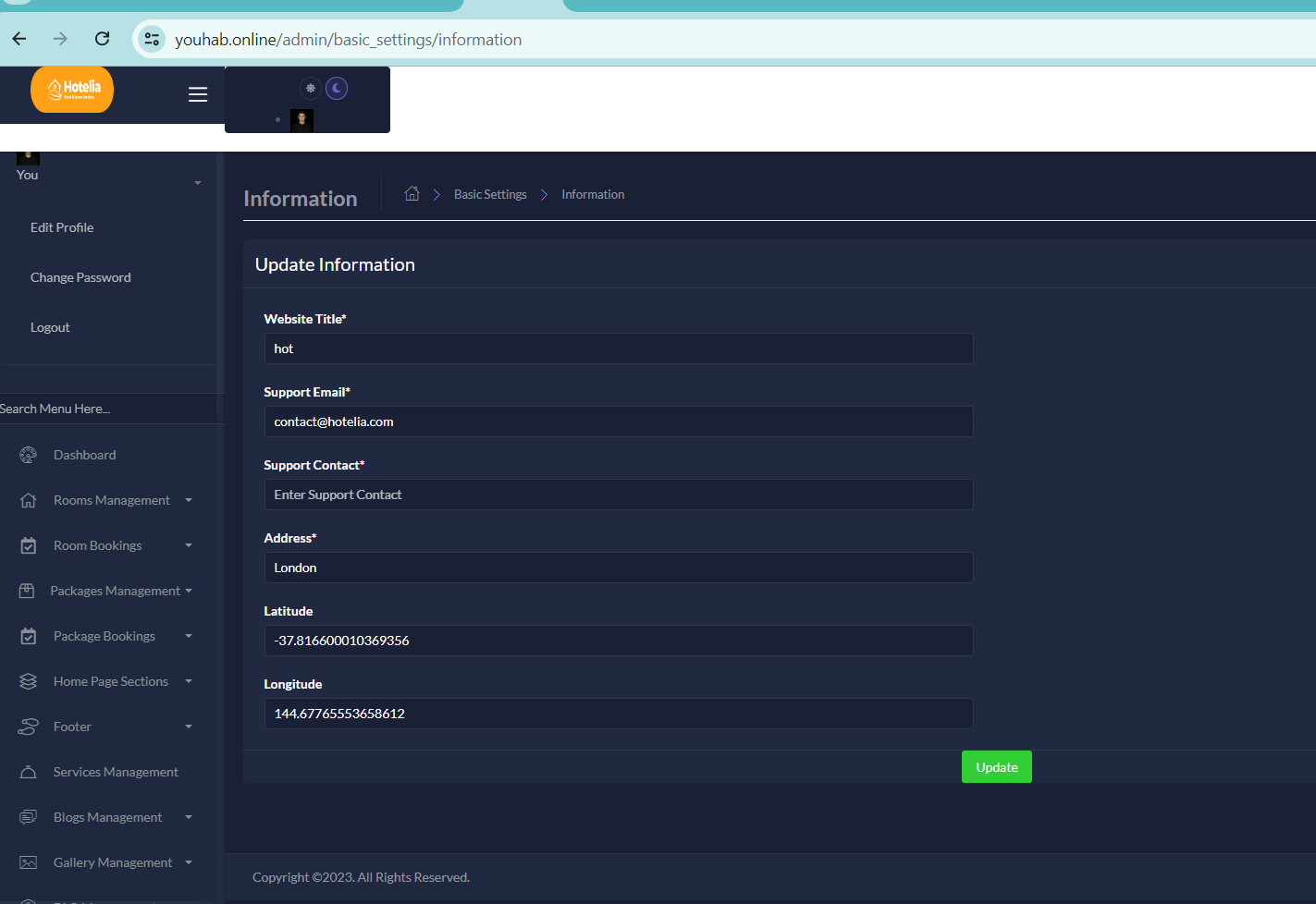 Hotel / Booking / Booking Management Website 2024
