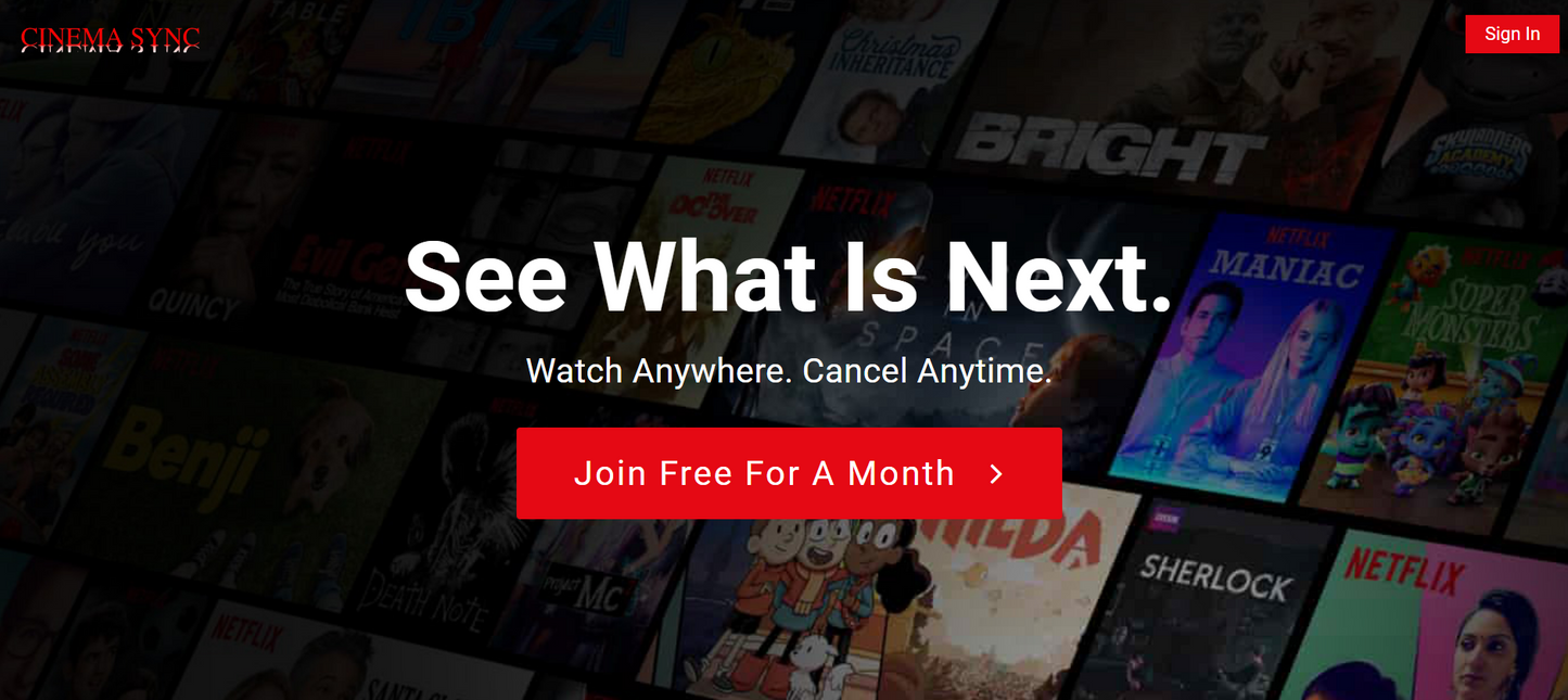 CINEMA SYNC Movie Subscription Portal Cms 2024